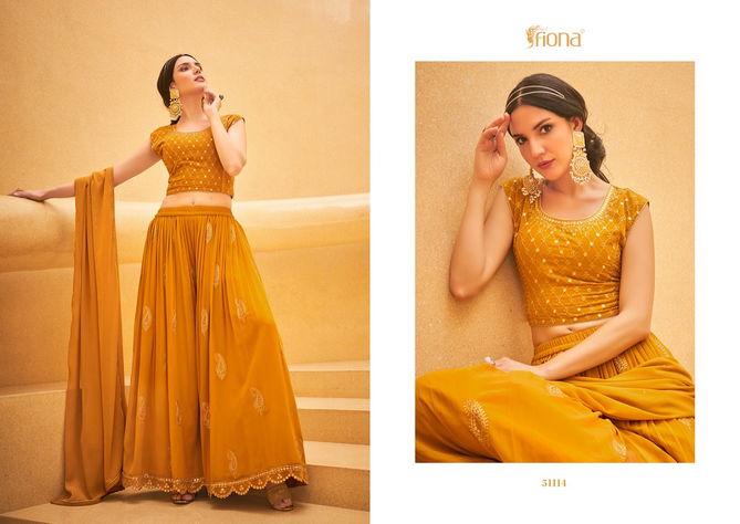 Fiona Crop Top Designer Salwar Suit Catalog
